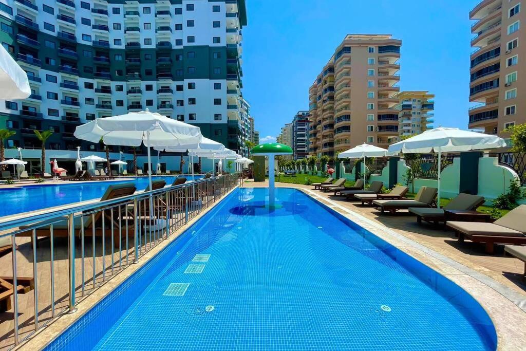 Mahmutlar Serenty Residence 1 + 1 Luxury Hotel ภายนอก รูปภาพ